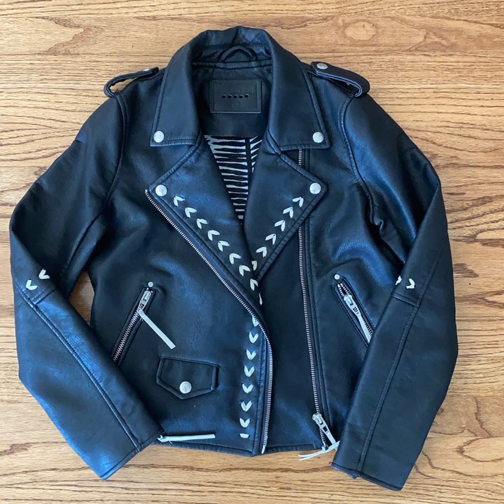 BLANKNYC Faux leather Moto jacket